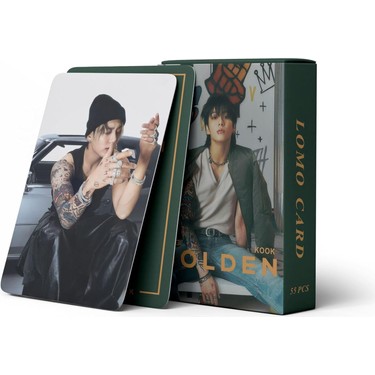 Home Silk 55PCS Lomo Kartları Bts Jungkook Altın Yeni Albüm Fiyatı