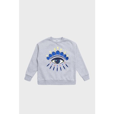 Kenzo Pamuklu Bisiklet Yaka Cocuk Sweat Sweat K25708 A41 Fiyat