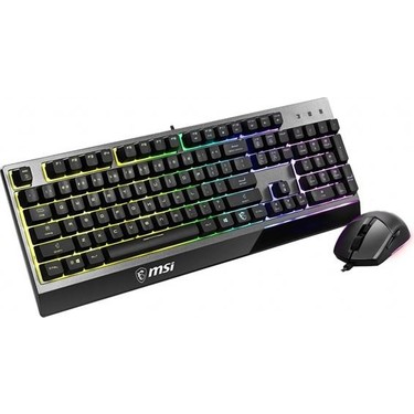 MSI VIGOR GK30 COMBO TR USB Q Trk Optic Mouse Siyah Gaming Fiyatı