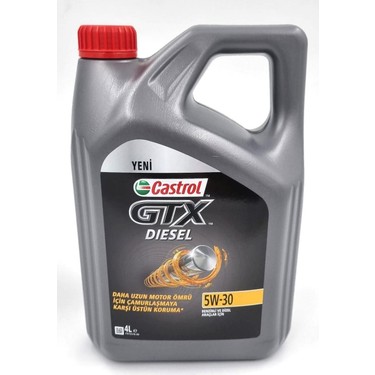 Castrol Gtx Diesel 5W-30 4 Lt Motor Yağı ( Üretim Yılı: 2023 Fiyatı