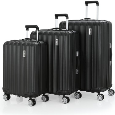 Mçs Lüx Abs Valiz Seti V208 siyah Fiyatı - Taksit Seçenekleri