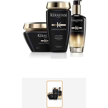 KERASTASE CHRONOLOGISTE 2点セット Kerastase Chronologiste Havyar Bakım Seti Şampuan + Maske + Fiyatı
