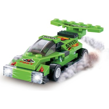 Sunman Blx Racing Yarış Arabası Yapı Seti C0301A 92779 Yeşil Fiyatı