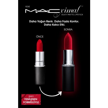 Mac M·a·cxımal Silky Matte Lipstick Nemlendirme Etkili Yoğun Fiyatı