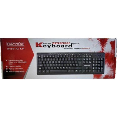 Nif Raynox RX-K14 Kablolu Q Klavye Yüksek Kalite Esnek Fiyatı