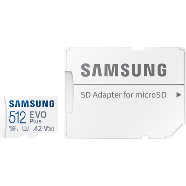 Samsung Evo Plus 512GB Microsd Hafıza Kartı MB-MC512SA/APC Fiyatı