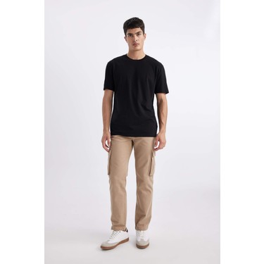 DeFacto V7699az Camiseta, T.Green, L Hombres
