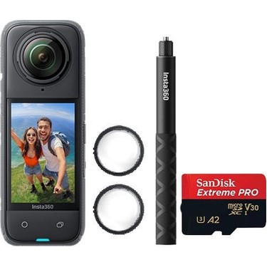 新品 insta360 X4 Insta360 X4 360 Derece 8K Aksiyon Kamera : Amazon.com.tr: Elektronik