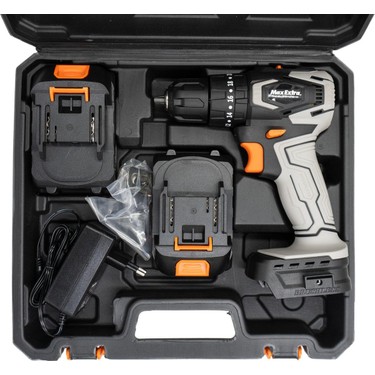 Max Extra MX1830 Çift Akü Kömürsüz Darbeli Matkap 20V 1.5AH Fiyatı