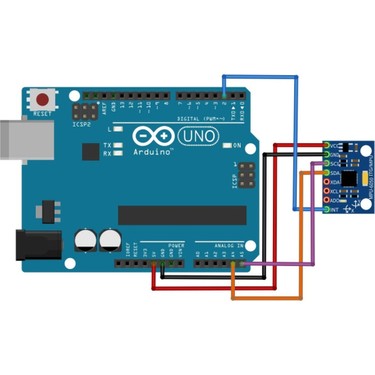 Robiz MPU-6050 6 Eksen Imu Sensör Modülü Ivme Ölçer Y-521 Fiyatı