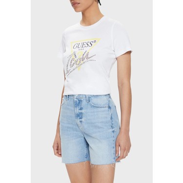Guess Ss Cn Icon Pamuklu Regular Fit T Shirt W4GI20I3Z14 Bayan T Shirt W4GI20 I3Z14