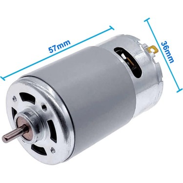 Robiz RS555 Dc Motor 12V 7500RPM Yüksek Hız Tork Matkap Fiyatı