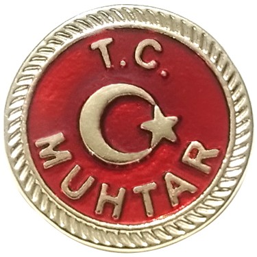Hiçdurmaal Muhtar Yaka Rozeti Parlak Kırmızı Renkli 1 Adet Fiyatı