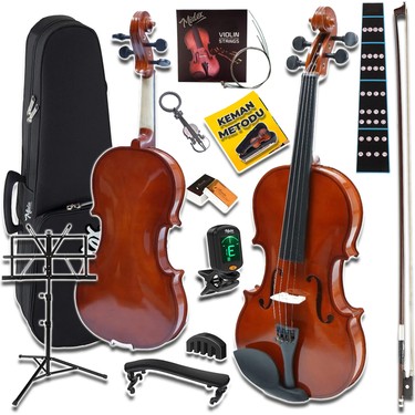 Midex CVL-744-NTYS Profesyonel 4/4 Full Keman Seti (Yastık Fiyatı