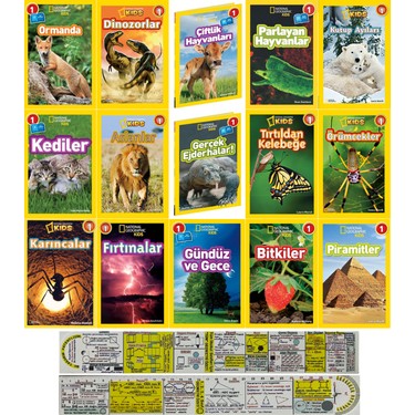 National Geographic Kids 15 Kitap Set - Matematik Öğreten Kitabı