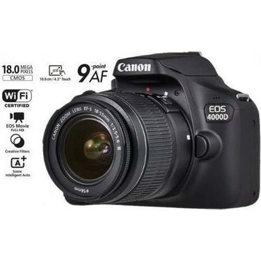 Canon EOS 4000D 18-55 mm DC III Kit Dijital Fotoğraf Fiyatı, 4.6