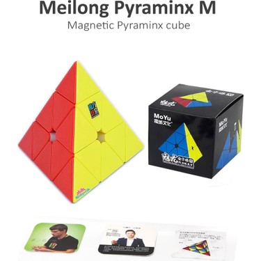 Hediyecik Moyu Speed Pyraminx Mıknatıslı Manyetik Zeka Küpü Fiyatı