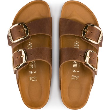 Birkenstock Big Buckle Naturel Deri Kadın Terlik 1011072 Fiyatı