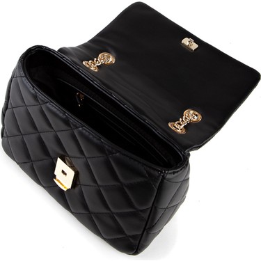 みな Valentino Siyah Kadın 8X18,5X13,5 cm Çapraz Çanta Fiyatı