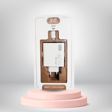 Subzero SG51 67W+6A Type-C Kablolu Turbo Ev Tipi Şarj Cihazı Fiyatı