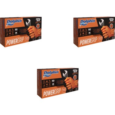 Dolphin Nitril Powergrip Ekstra Kalın Elmas Dokulu Eldiven Fiyatı