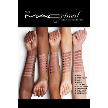 Mac M·a·cxımal Silky Matte Lipstick Nemlendirme Etkili Yoğun Fiyatı