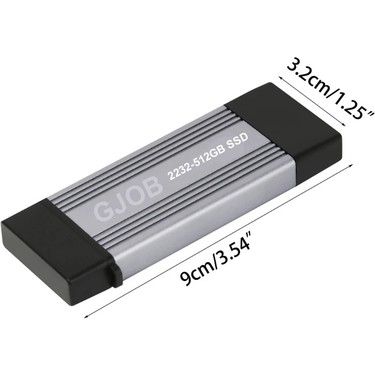 Gjob 512GB Mini Taşınabilir SSD 2232 Taşınabilir SSD usb c Fiyatı