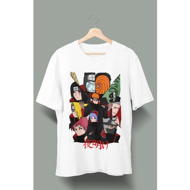 Fuddy Moda Oversize Naruto Akatsuki Üyeleri Ex2 Tişört, Fiyatı