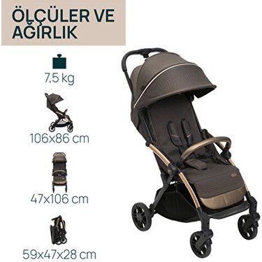 Chicco Goody Xplus Bebek Arabası Bronze Lızard Re_lux Fiyatı