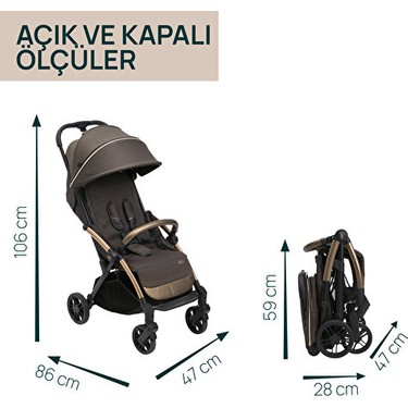 Chicco Goody Xplus Bebek Arabası Bronze Lızard Re_lux Fiyatı