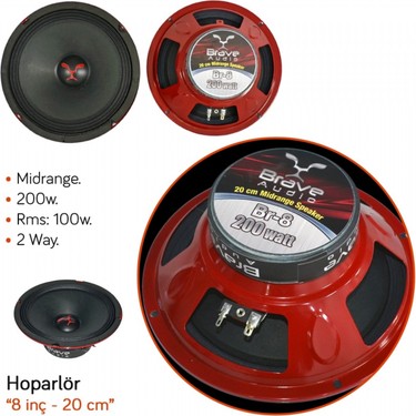 BHRF200-220V160W/N 3個セット Nyf Brave Audio Hoparlör 20 cm - 8 Inç Midrange 200W (100W Fiyatı 蛍光灯・電球