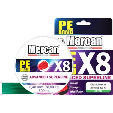 Mercan Pe Örgü Platinum 8x Ip 300 M Yeşil Misina Fiyatı