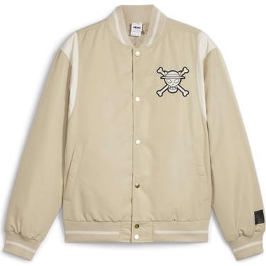 Puma x One Piece Varsity Jacket Wv Erkek Bej Sweatshirt Fiyatı