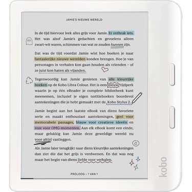 Kobo Libra Colour E Kitap Okuyucu 7 Beyaz Kitabı ve Fiyatı