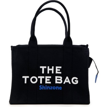 Shinzone Kadın Soft Tote Bag Kanvas Siyah Saks Çanta Fiyatı