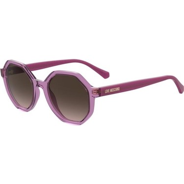 ももティン　0605 Love Moschino MOL076/S Fuşya 52 20 140 Güneş Gözlüğü Fiyatı