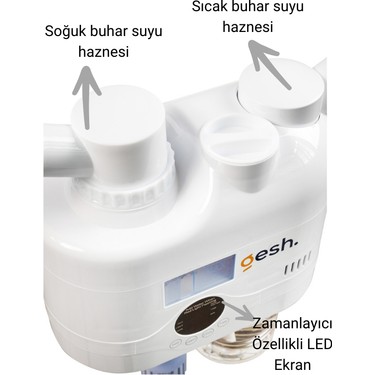 Gesh DT-A6681 Soğuk ve Sıcak Buhar Ozonlu Yüz Buhar Makinesi Fiyatı