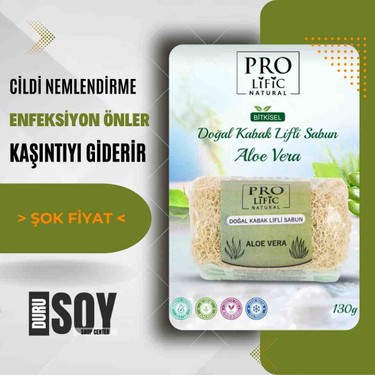 Pro Lific Natural Aloe Vera Doal Kabak Lifli Sabun Fiyat