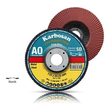 Karbosan 115X22.23 Premium Line Ao Sd Flap Disk Zımpara 80 Fiyatı