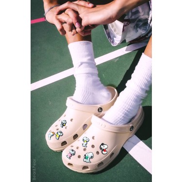 Bear Pear Snoopy 8 Adet Crocs Terlik Susu Jibbitz Aksesuar Fiyat