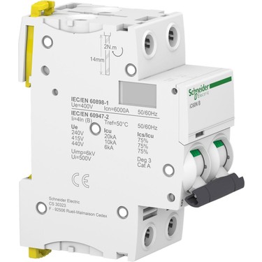 Schneider Electric 2X25A 6Ka C Tipi İc60N Otomat Fiyatı