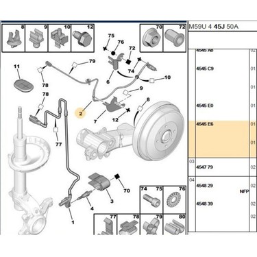 あ ページ Delphi Ön Abs Sensörü Berlingo Xsara (SS20348-4545.E6) Fiyatı