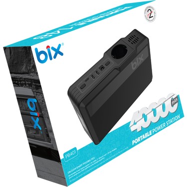 Bix PB401 40000MAH 230V 100W Ac Priz, 2*usb-A, 60W Type-C Fiyatı