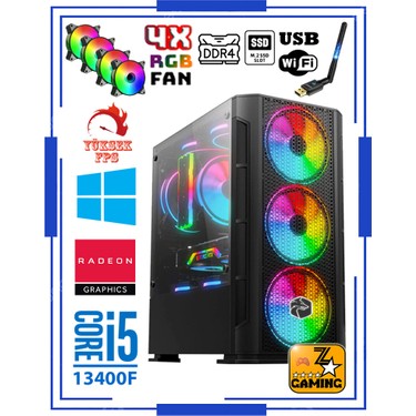 Zeiron Ares ZX25 Intel Core I5-13400F 16GB Ddr4 Ram 512GB Fiyatı