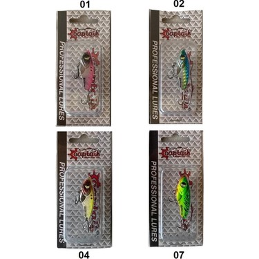 Captain 3661 Vertigal Metal Vibrasyon 4cm 7.5gr Suni Yem Fiyatı