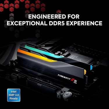 Gskıll Trident Z5 Rgb Siyah DDR5-6800MHZ CL34 96GB (2X48GB) Fiyatı