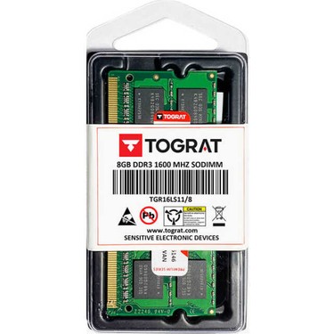 Tograt 8gb DDR3L 1600 Mhz Notebook Ram Bellek TGR16LS11/8 Fiyatı