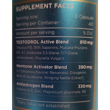 Swiss Pharma Swiss Pharmaceuticals Testodrol Pct 120 Capsul Fiyatı