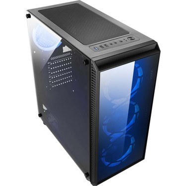 Turbox Omyvera 192-6 4x Blue Fan USB 2.0 250W 300W Matx Fiyatı