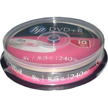 Hp Dvd+R 8.5gb Dual Layer 8x Speed Blank DVD DRDLA00071 Fiyatı